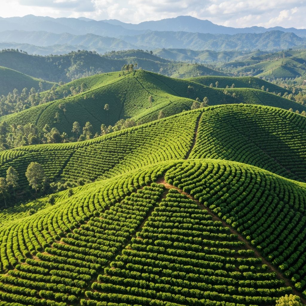 Kerala spice plantation and farming